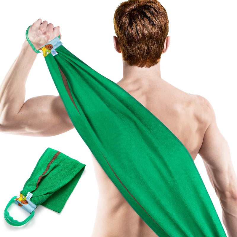 LeapLife Exfoliating Back Scrubber, Body Back Scrubber Towel for Shower, Bath Wash Scrub Cloth Washcloth Washer for Men Women Exfoliation, Body Scrubbing Brush Exfoliator 500D - Image 2